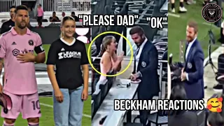 David Beckham Reactions After He fulfill his Daughter Dream with Messi 😍