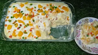 Mango Pudding/No Bake Mango Dessert Recipe By [hyderabadi easy recipes ]