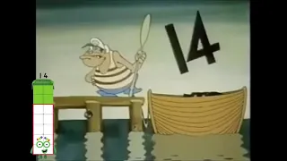 Street pirate ordering 20 numberblock on the boat