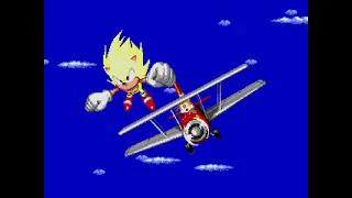 Sonic the Hedgehog 2 - Final Boss + credits