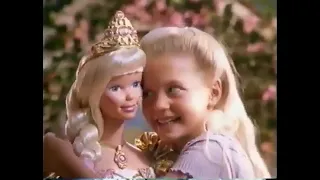 My Size Rapunzel Barbie Doll Commercial (1997)