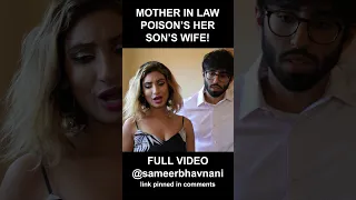 EVIL Mother Poisons Daughter In-Law, Instantly Regrets It... #shorts #ytshorts #sameerbhavnani