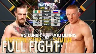 Conor McGregor vs Dennis Siver FULL FIGHT - UFC Fight Night