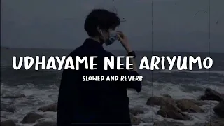 udhayame nee ariyumo - slowed and reverb (lyrics)