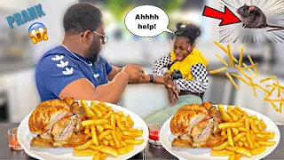 I PUT A RAT IN MY DAUGHTER’S FOOD (CHICKEN AND CHIPS) **SHE CRIED** 😱😭 MUKPRANK