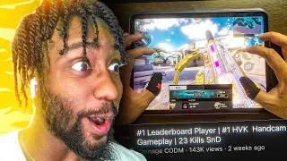 #1 Leaderboard Player | #1 HVK Handcam Gameplay | 23 Kills SnD (REACTION)