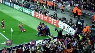 David Villa Goal Vs Machester utd Champions League Final 2011