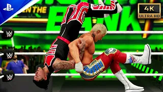 Cody Rhodes vs Dominik Mysterio | Money in The Bank WWE 2K23 4K UHD Full Match