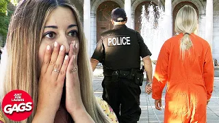 Criminal Escapes From Jail | Just For Laughs Gags