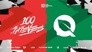 100 vs. FLY - Week 4 Day 1 | LCS Summer Split | 100 Thieves vs. FlyQuest (2022)