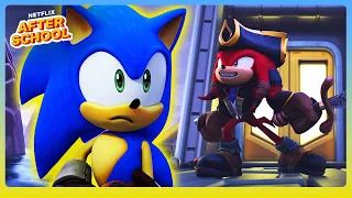 Sonic's Pirate Sea Showdown!  🏴‍☠️ Sonic Prime | Netflix After School