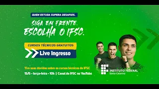 Live Tira Dúvidas Cursos Técnicos  | Integrados/Concomitantes/Subsequentes | Período 1