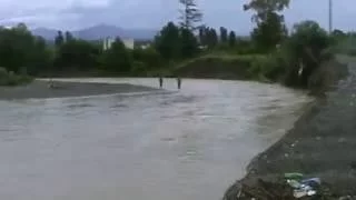 Наводнение в Эшере (Абхазия), июль 2016 г. Эксклюзив!