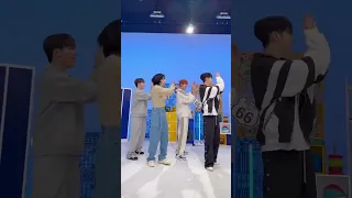 BTS SUGA doing BSS FIGHTING CHALLENGE with HOSHI, SEUNGKWAN and DK