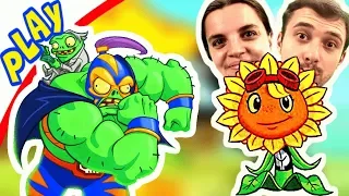 БолтушкА Использует Новых РАСТЕНИЙ против ГЕРОЕВ ПРоХоДиМЦа! #186 - игра Plants vs. Zombies: Heroes