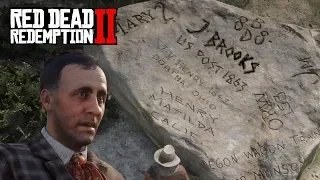 La piedra con nombres - El misterio de Jimmy Brooks - Red Dead Redemption 2