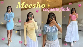 🎀Coquette Meesho finds🎀cute tops under  ₹500✨