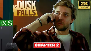 As Dusk Falls | Xbox Series X Gameplay (Full Game ) | Chapter 2 [1440p60fps]