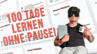 100 Tage Lernen OHNE Pause?! | Staatsexamen im Medizinstudium