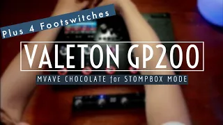 Valeton GP200 | How to use MVAVE Chocolate for Stompbox Mode