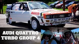 Audi Quattro Turbo Group 4 Spec - 3 laps around Curborough Sprint Course in a Group 4 Rally Car