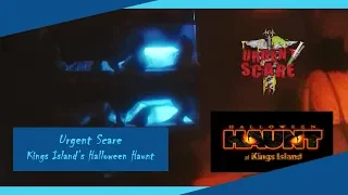 Urgent Scare haunted maze at Kings Island's Halloween Haunt (2019) - my complete walk-through