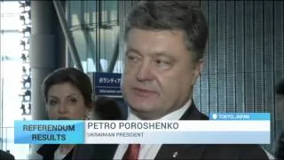 Referendum Results: Presedint Poroshenko says Ukrainians will continue their movement towards the EU