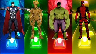 Telis Hop EDM Rush - Thor vs Groot vs Hulk vs Deadpool