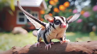 The sugar glider flew into my hand without hesitation! Handsome and cute!#sugar