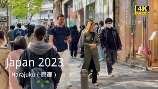 4k hdr japan travel | Walk in Harajuku（原宿）Tokyo japan |  Relaxing Natural City ambience