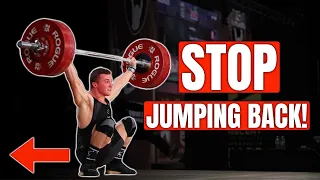 How To Stop Jumping Back | 3 Exercises To Improve Snatch Technique