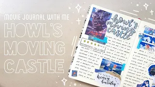 movie journal with me 🦋 // howl's moving castle