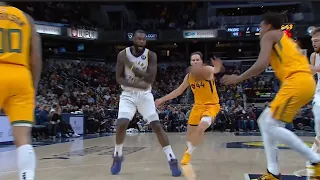 Lance Stephenson's Drops Two FLASHY Passes