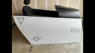 F-18 Hornet Cockpit Build Time Lapse