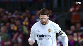 PES 2021 || Barcelona Vs Real Madrid - El Clasico Full Match Gameplay | HD luis suarez hat trick