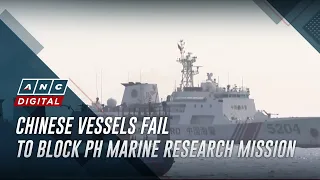 Chinese vessels fail to block PH marine research mission | ANC