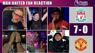 LIVERPOOL HUMILIATE UNITED LIVE REACTION LIVERPOOL 7-0 MANCHESTER UNITED | WATCHALONG FAN REACTION