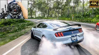 1300HP Ford Mustang Shelby GT350 - Forza Horizon 5 | Logitech g29 gameplay