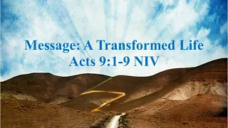 Acts 9:1-9 NIV