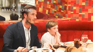 David Beckham visits Hell's Kitchen | Hell's Kitchen USA S10 | Ep9