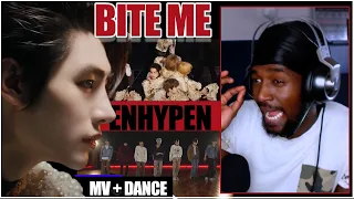 DANCER REACTS TO ENHYPEN | 엔하이픈 'Bite Me' Official MV + ENHYPEN  ‘Bite Me’ Dance Practice