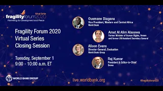 Fragility Forum 2020 Virtual Series Closing Session