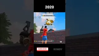 Evolution of Free fire 2017 - 2022