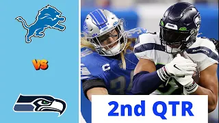 Seattle Seahawks vs. Detroit Lions Full Highlights 2nd QTR | NFL Week 2, 2023