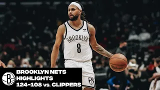 Brooklyn Nets Highlights vs. Los Angeles Clippers | 12/27/21