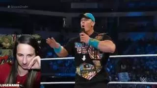 WWE Smackdown 4/2/15 Rusev Confronts CENA