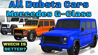 All DUBSTA Cars in GTA Online | Dubsta & Dubsta 2 & Dubsta 6x6 | Review | Mercedes G-Class Brabus