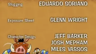 Disney's Timon & Pumbaa(CineMagic)Credits(NaQis&FriendsUSA/HiT)(1995-1999)(2006)