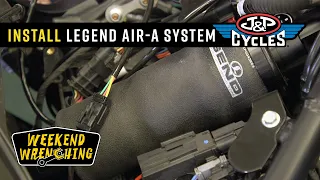 Legend Suspension AiR-A Installation : Milwaukee 8 Softail