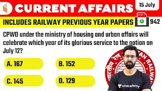 5:00 AM - Current Affairs Quiz 2021 by Bhunesh Sir | 15 July 2021 | Current Affairs Today